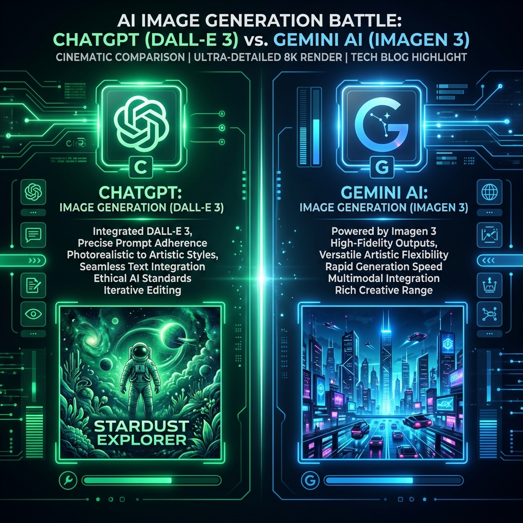 ChatGPT vs Gemini AI Image Generation Comparison
